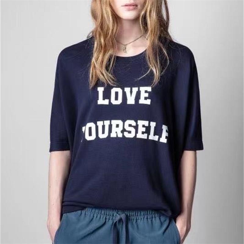 Women T-shirts 100% Cotton Letter Printed Womne Tshirt Summer O-neck Short Sleeve Tops Tees 210720, Type u
Women T-shirts 100% Cotton Letter Printed Womne Tshirt Summer O-neck Short Sleeve Tops Tees 210720, Type u