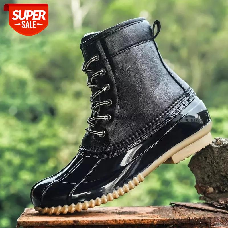 2021 Winter Men's Waterproof Ankle Boots Zipper Rubber sole Man Solid Color Rain Shoes Lace-Up Round Toe Casual Male Footwears #jB8b
2021 Winter Men's Waterproof Ankle Boots Zipper Rubber sole Man Solid Color Rain Shoes Lace-Up Round Toe Casual Male Footwears #jB8b