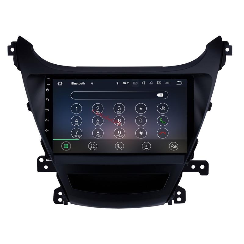 car dvd Stereo Player for Hyundai Elantra 2014-2016 with Music USB support DAB SWC DVR 9 Inch Android 10 Touchscreen GPS Navi