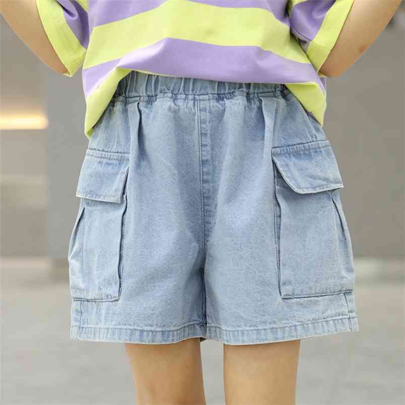 Spring Kids Jeans Girl Solid Short For Girls Fashion Pants Autumn Casual Clothes 210629, Blue
Spring Kids Jeans Girl Solid Short For Girls Fashion Pants Autumn Casual Clothes 210629, Blue
