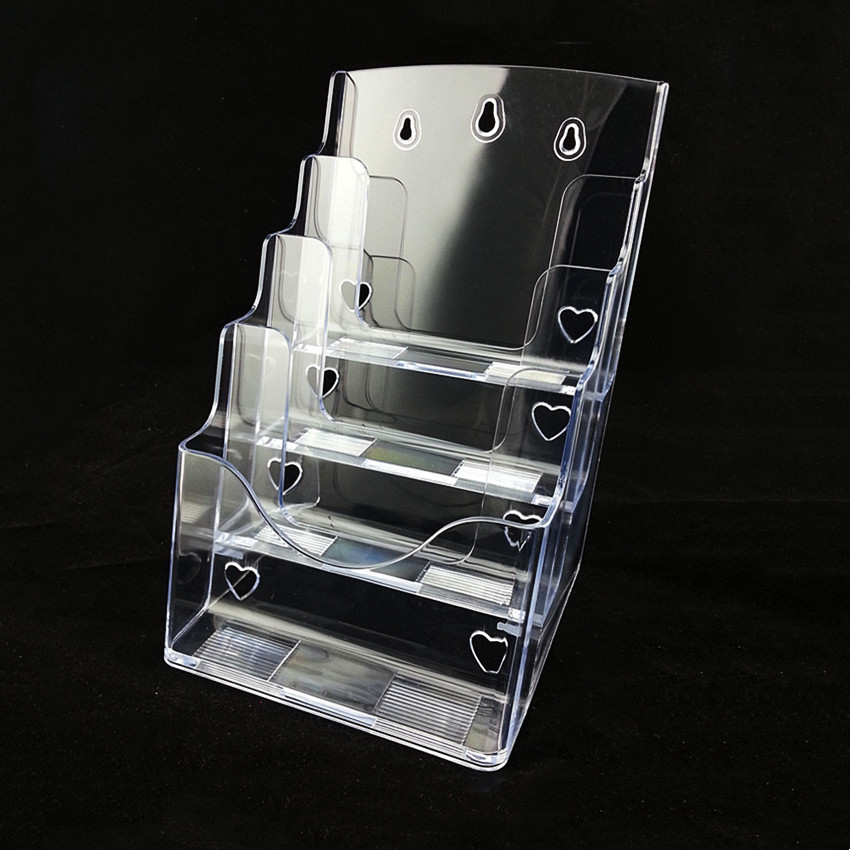 Ofiice Clear A5 Pamphlet Brochure Literature Plastic Acrylic Display Holder Stand 4 Tiers To Insert Leaflet On Desktop 2pcs
Ofiice Clear A5 Pamphlet Brochure Literature Plastic Acrylic Display Holder Stand 4 Tiers To Insert Leaflet On Desktop 2pcs