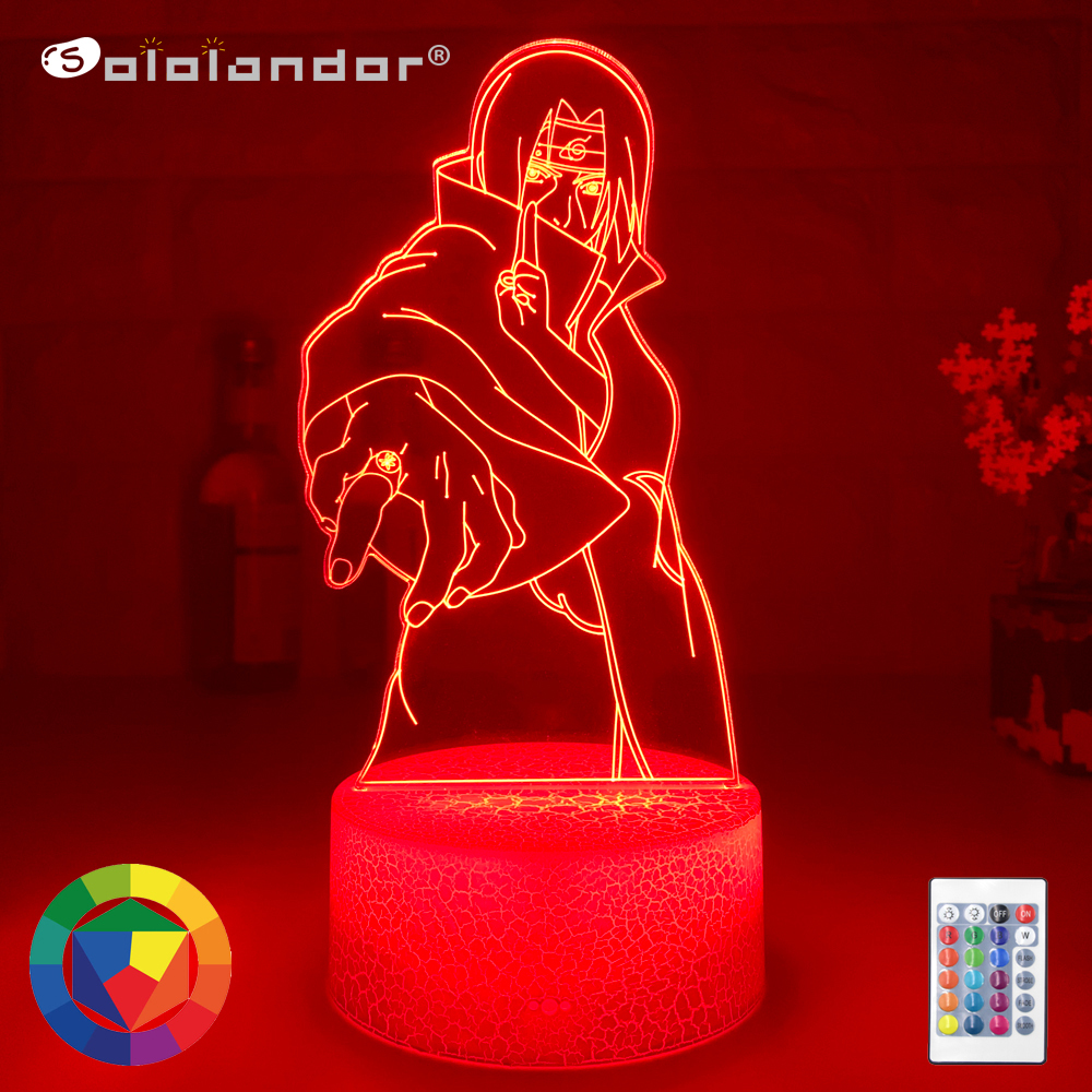 3d Illusion Lamp Itachi Uchiha Figure Touch Sensor Nightlight for Kids Bedroom Decor Cool Gift for Child Led Night Light Naruto C0305
3d Illusion Lamp Itachi Uchiha Figure Touch Sensor Nightlight for Kids Bedroom Decor Cool Gift for Child Led Night Light Naruto C0305