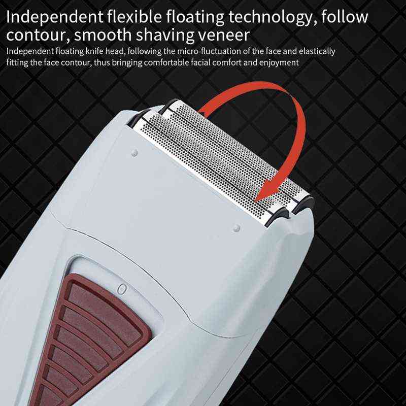 Electric Razor USB Rechargeable Electric Foil Shaver Electric Razor For Men Beard Trimmer Hair Clipper Dual Purpose G1116