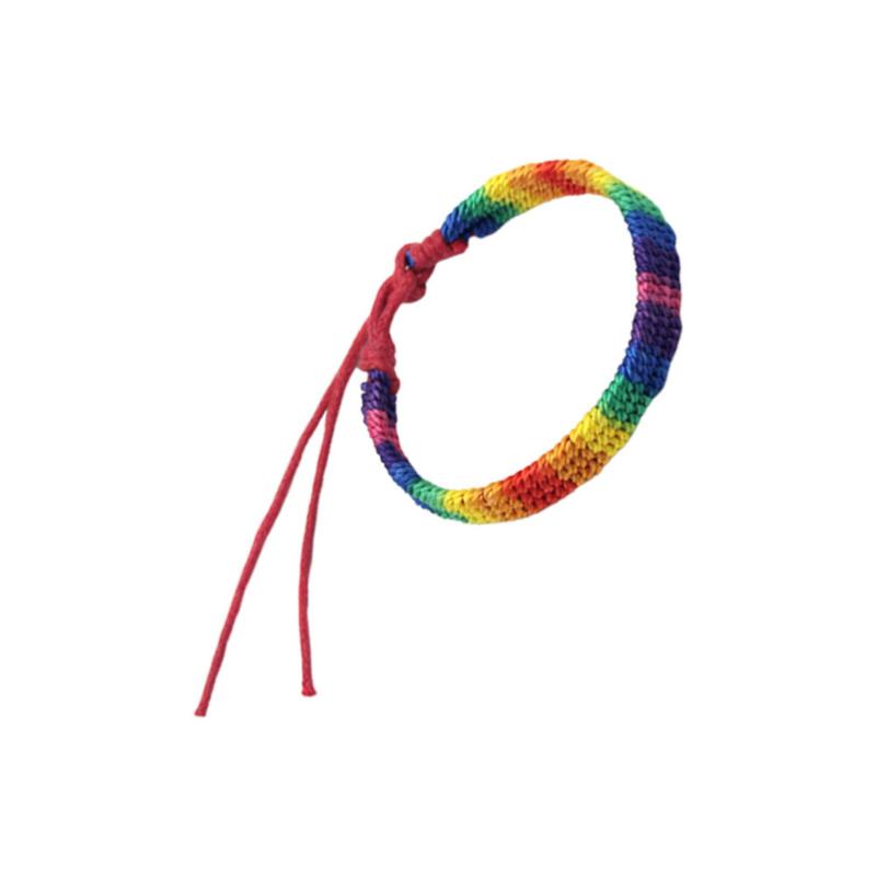 Charm Bracelets Rainbow Color Bracelet Fashionable Wrist Chain Rope Simple Bangle For Man Woman (Evenly Mixed Color)
Charm Bracelets Rainbow Color Bracelet Fashionable Wrist Chain Rope Simple Bangle For Man Woman (Evenly Mixed Color)