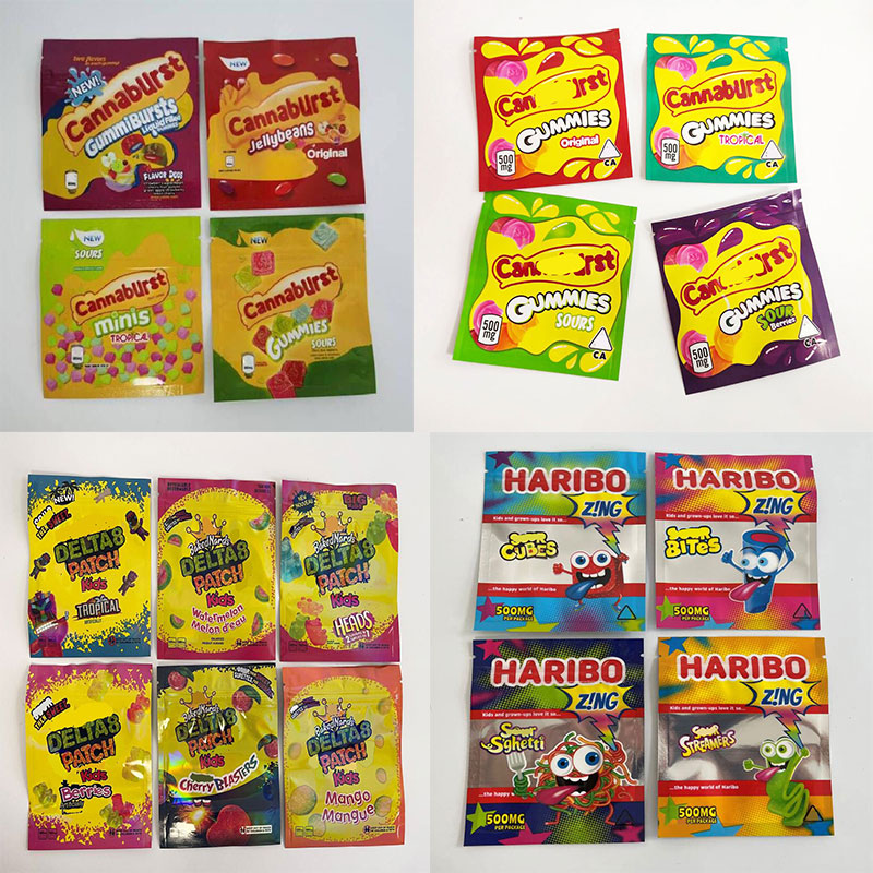 Empty 500mg 600mg Delta 8 gummies packaging bags berries tropical edibles candy gummy resealable zipper package bag
Empty 500mg 600mg Delta 8 gummies packaging bags berries tropical edibles candy gummy resealable zipper package bag