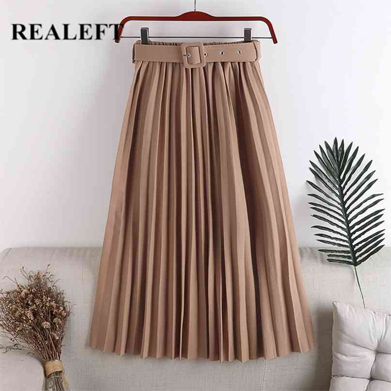 REALEFT High Waist Women's Pleated Skirts with Belted Spring Summer Minimalism Elegant Office Female Mi-long Skirt Saia 210629, Skin pink
REALEFT High Waist Women's Pleated Skirts with Belted Spring Summer Minimalism Elegant Office Female Mi-long Skirt Saia 210629, Skin pink