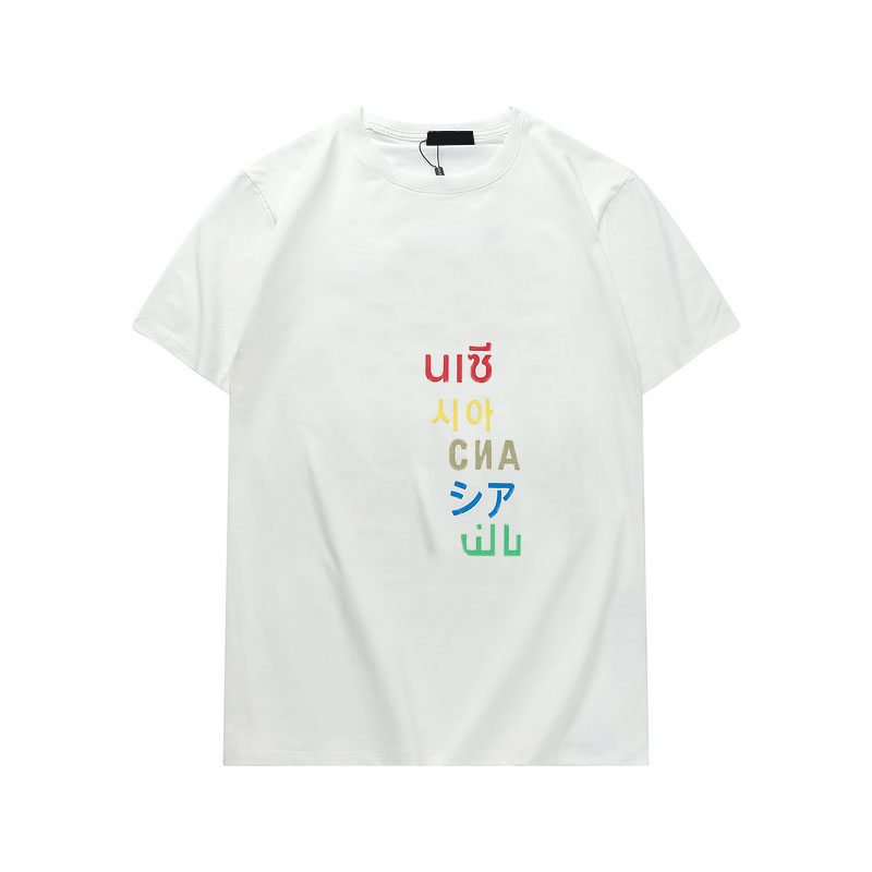 Summer Women T-shirt Fashion Tshirts Men Casual Top Comfortable Tees Neutral Seven Languages Letter Womens Sports Tees Clothes, Black
Summer Women T-shirt Fashion Tshirts Men Casual Top Comfortable Tees Neutral Seven Languages Letter Womens Sports Tees Clothes, Black