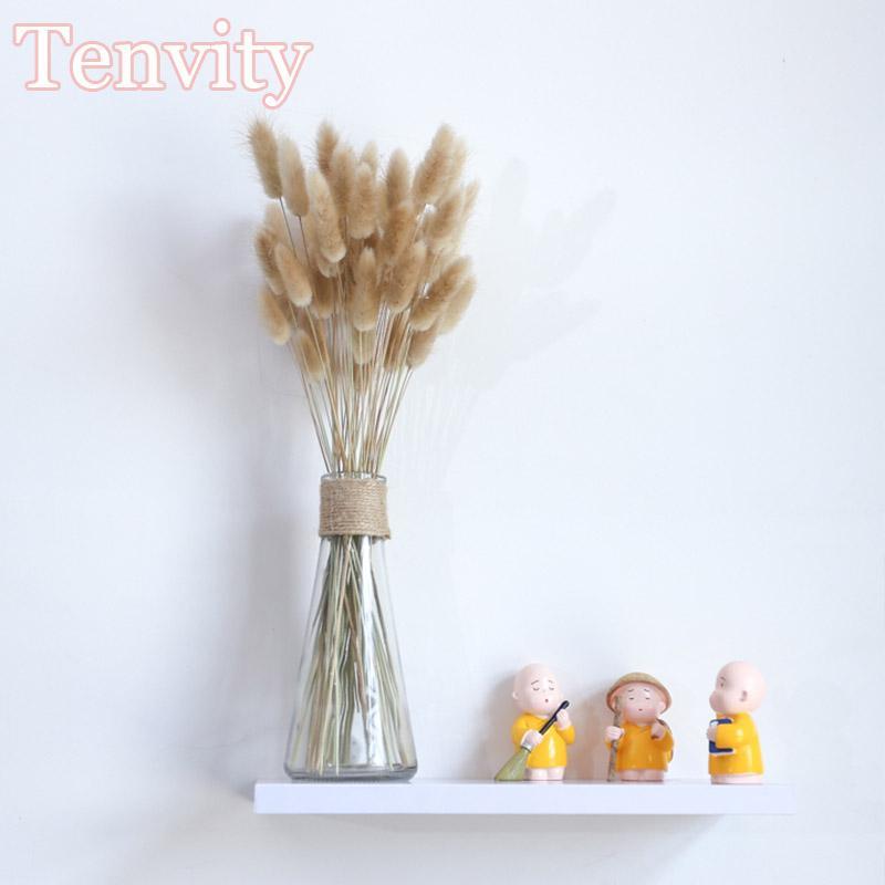 Bulrush Natural Dried Flowers Artificial Plants Branch Colorful INS Pampas Grass Phragmites Fake Flower Wedding Home Decoration