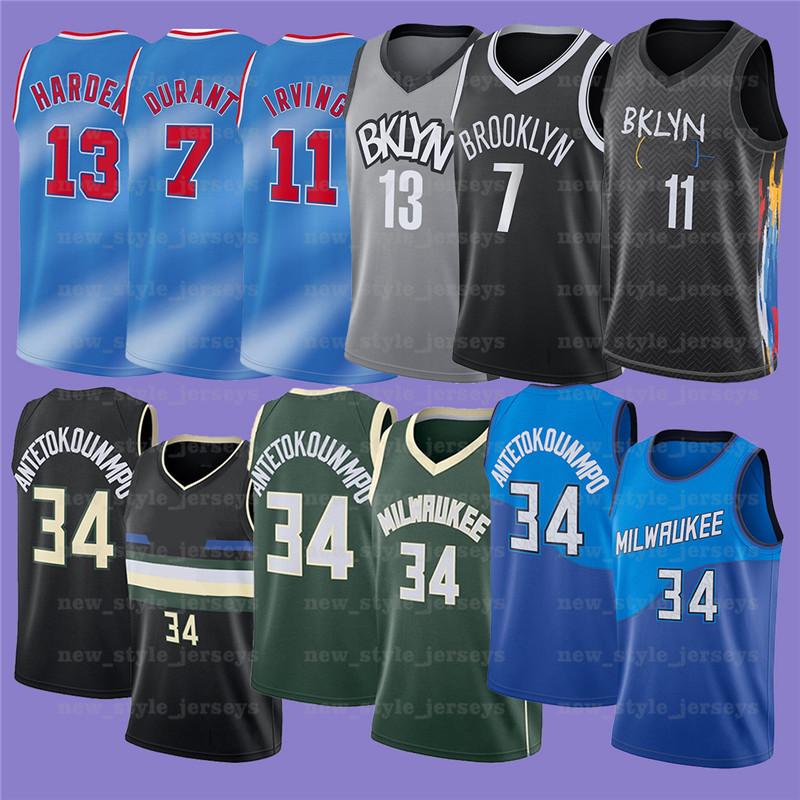 7 Kevin 11 Kyrie 34 Giannis Irving Antetokounmpo Durant 13 Harden Brooklyn Nets Milwaukee Bucks z30 Basketball Jerseys, Men
7 Kevin 11 Kyrie 34 Giannis Irving Antetokounmpo Durant 13 Harden Brooklyn Nets Milwaukee Bucks z30 Basketball Jerseys, Men