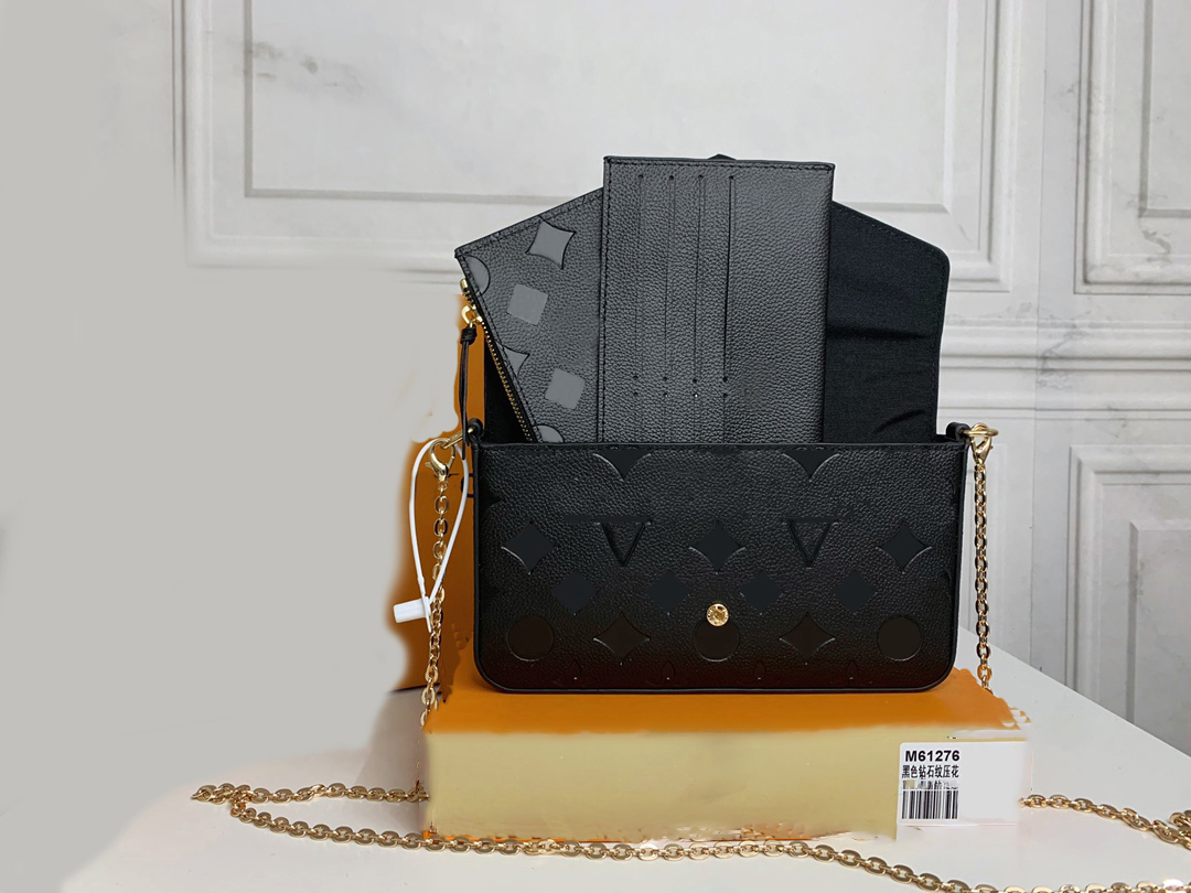 2021 Designers Womens Handbags luxurys lady shoulder bag high quality leather messenger bags classic Pochette Félicie flowers crossbody Chains purses 61276-1, Make up the difference
2021 Designers Womens Handbags luxurys lady shoulder bag high quality leather messenger bags classic Pochette Félicie flowers crossbody Chains purses 61276-1, Make up the difference