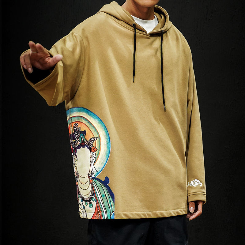 2021 New Men's Chinese Style Casual Clothes Coats Printing Loose Pullover Long Sleeve Hoodies Cotton Sweatshirts Large Size M-5xl Sxv1, Black
2021 New Men's Chinese Style Casual Clothes Coats Printing Loose Pullover Long Sleeve Hoodies Cotton Sweatshirts Large Size M-5xl Sxv1, Black