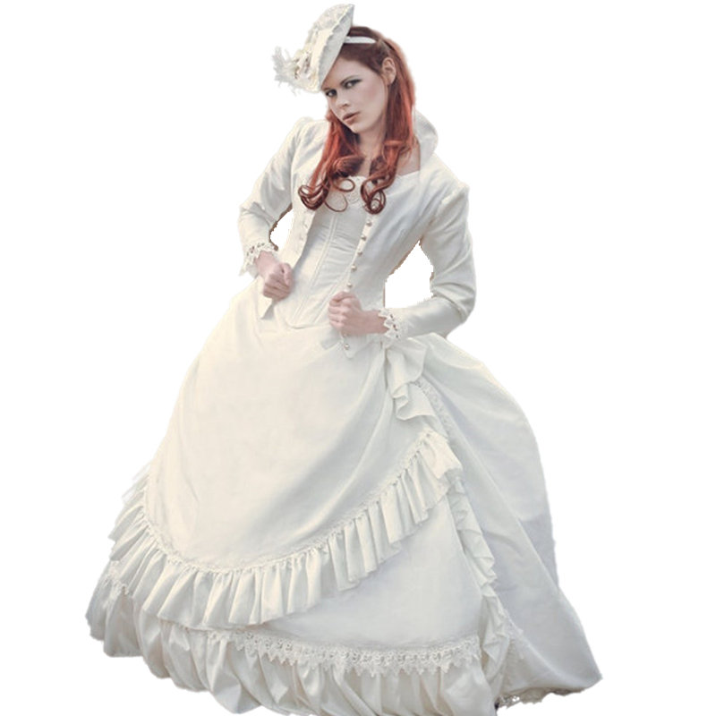 2022 Vintage Victorian Wedding Dress With Long Sleeve Jacket Gothic Ball Gown Bride Corset Strapless Bridal Wedding Gowns Plus Size Women Black Masque
