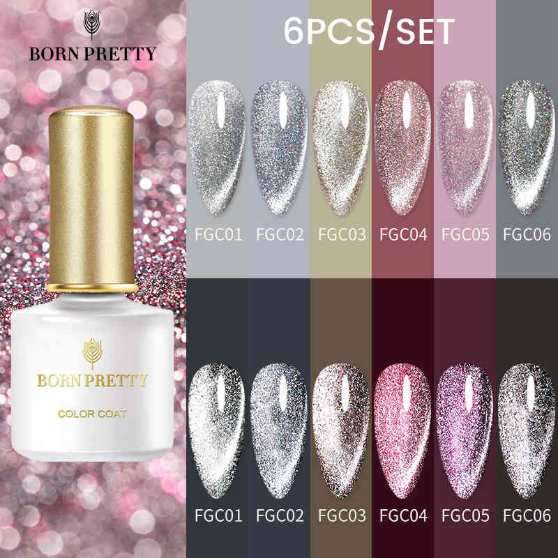 BORN PRETTY 6ml Lot Holo Reflective Glitter Cat Magnetic Gel Polish Set for Nail
BORN PRETTY 6ml Lot Holo Reflective Glitter Cat Magnetic Gel Polish Set for Nail
