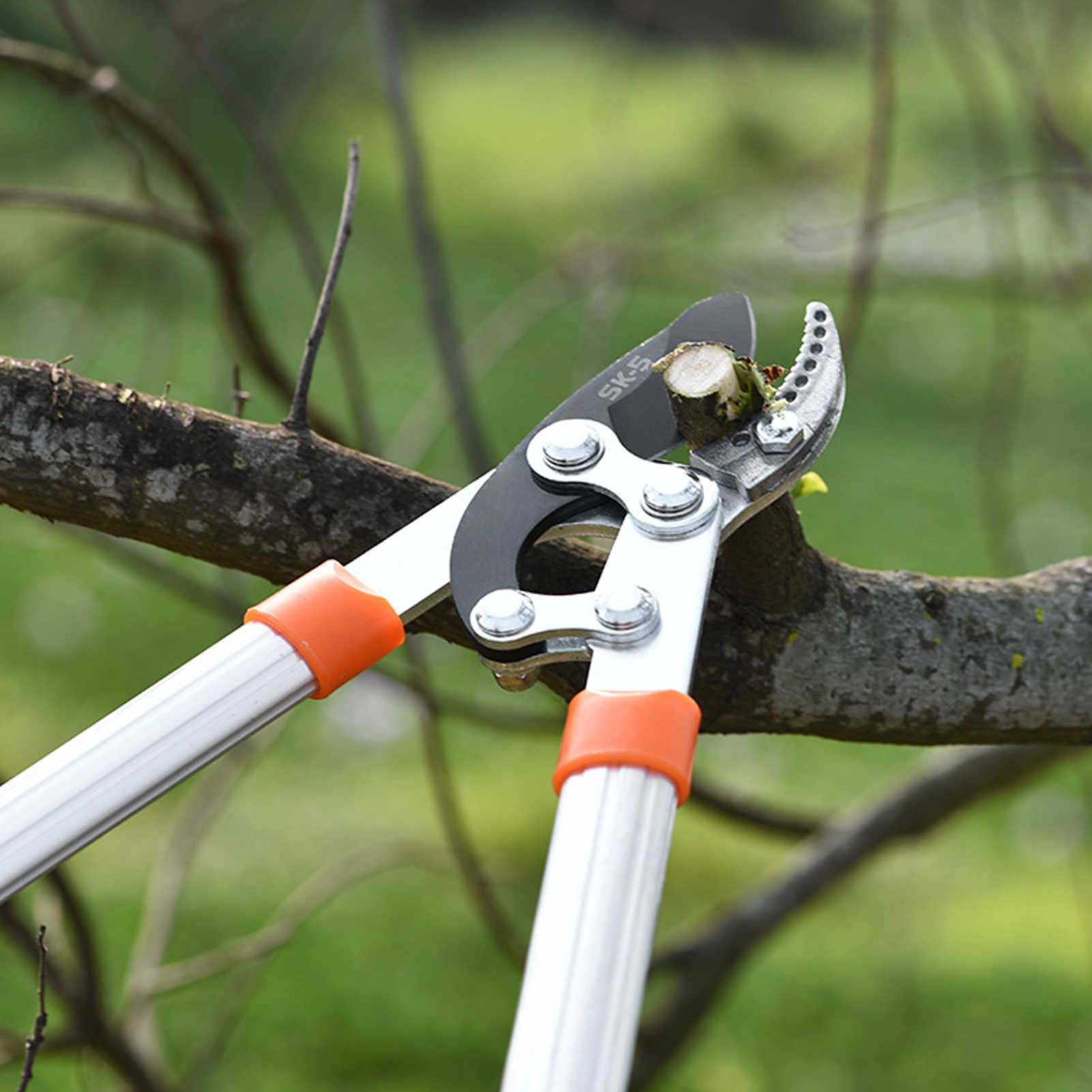 Loppers Sharp Anvil Lopper Professional Gardening Pruning Lopper Ratchet Loppers Secateurs Gardening Tool Kit for Cutting 210719