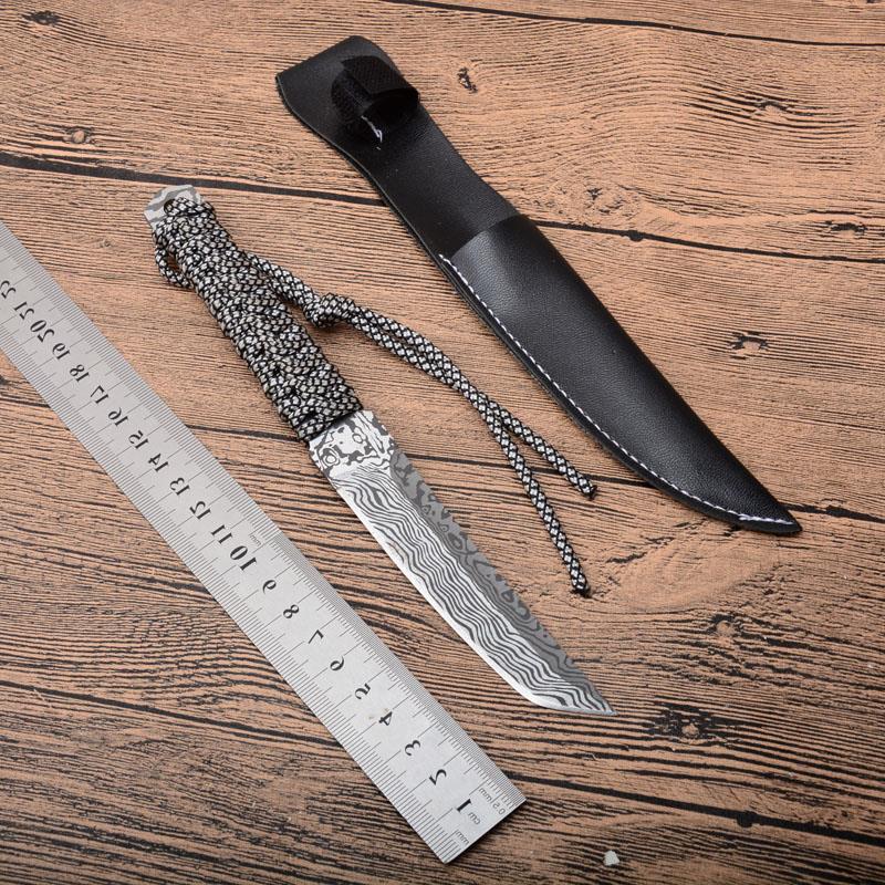 New Sheath katana Knife Blade Fixed 440C Straight Blade With Paracord Full Leather Handle Knives Tant Tanto Small Jhamg
New Sheath katana Knife Blade Fixed 440C Straight Blade With Paracord Full Leather Handle Knives Tant Tanto Small Jhamg