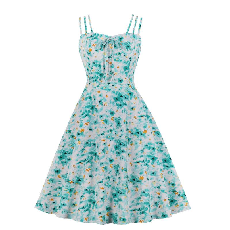 Plus Size Dresses Tie Dye Floral Print Front Fit And Flare Party Dress Women Summer Spaghetti Strap Vintage Ladies, Black
Plus Size Dresses Tie Dye Floral Print Front Fit And Flare Party Dress Women Summer Spaghetti Strap Vintage Ladies, Black