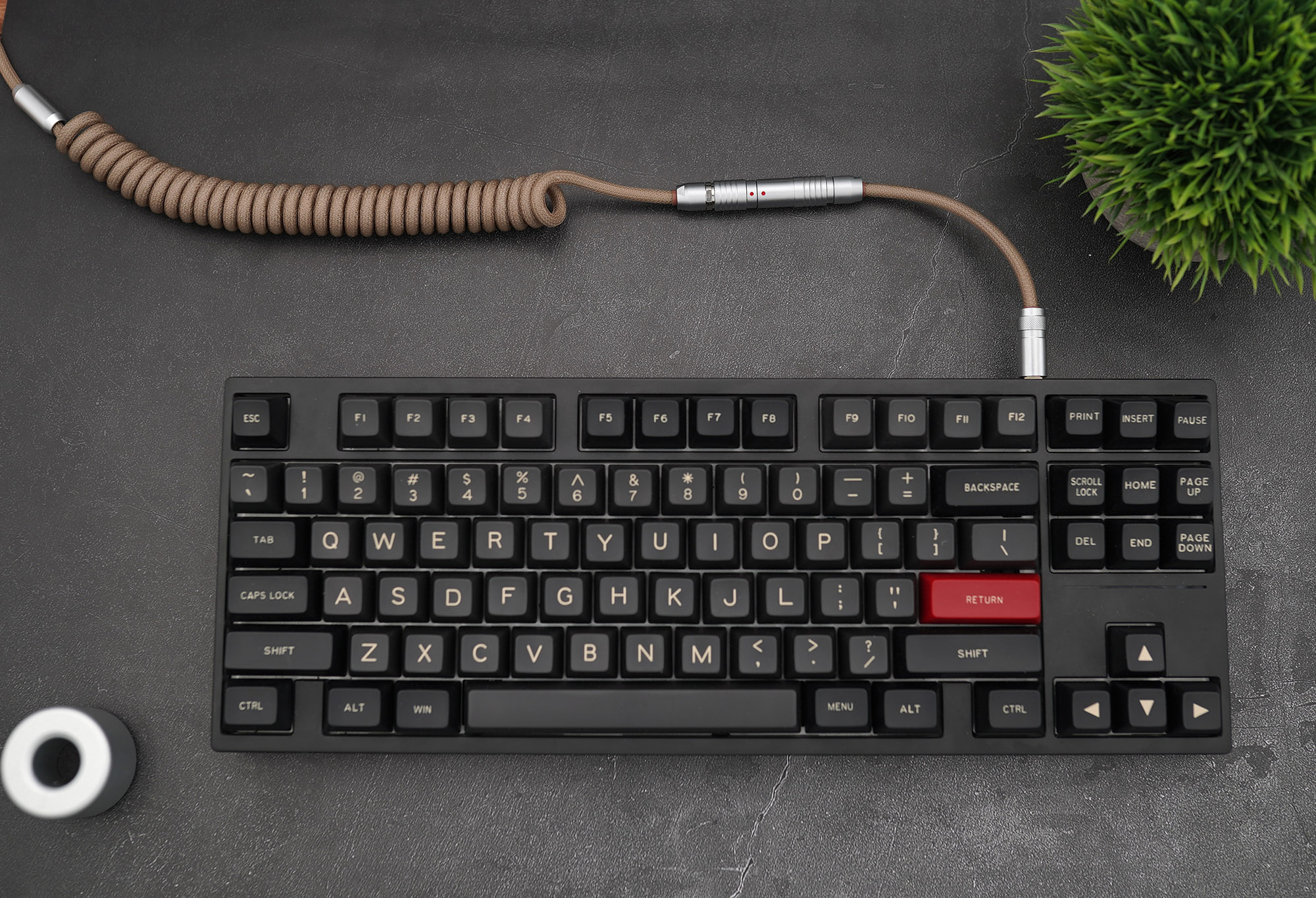 GeekCable Handmade Customized Mechanical Keyboard Data Cable For GMK Theme SP Keycaps Matrix 1.2og Theme Sand Color
