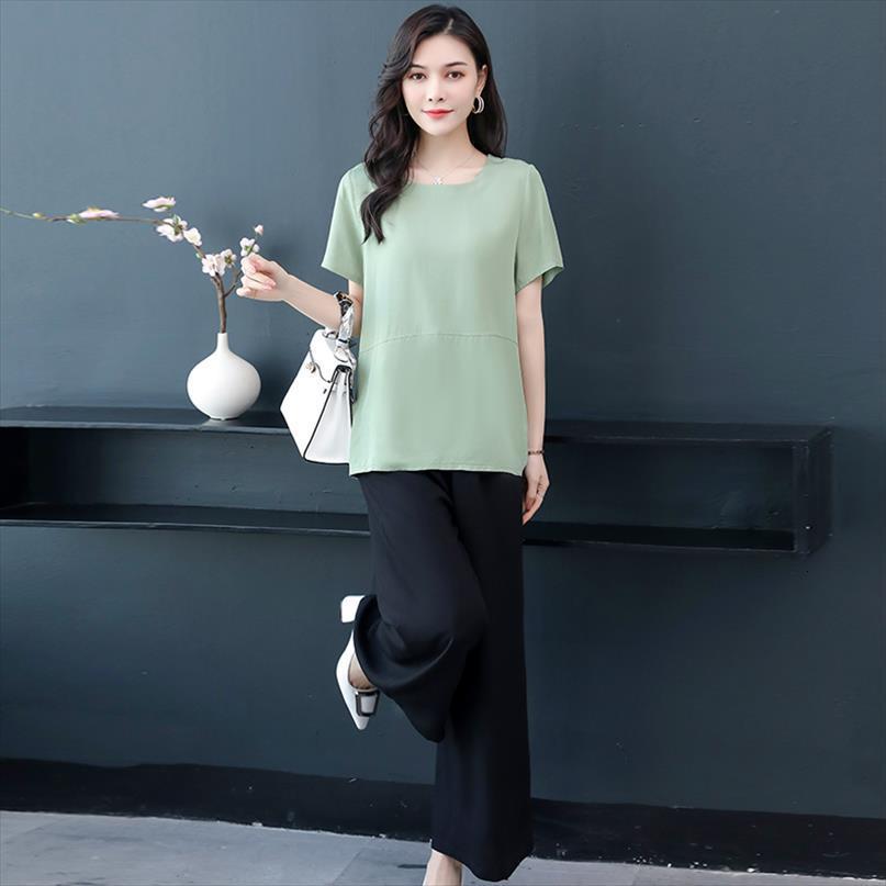 tracksuit with long wide leg womenpant solid short sleeve o neck ladies loose suit tracksuits for female, White
tracksuit with long wide leg womenpant solid short sleeve o neck ladies loose suit tracksuits for female, White