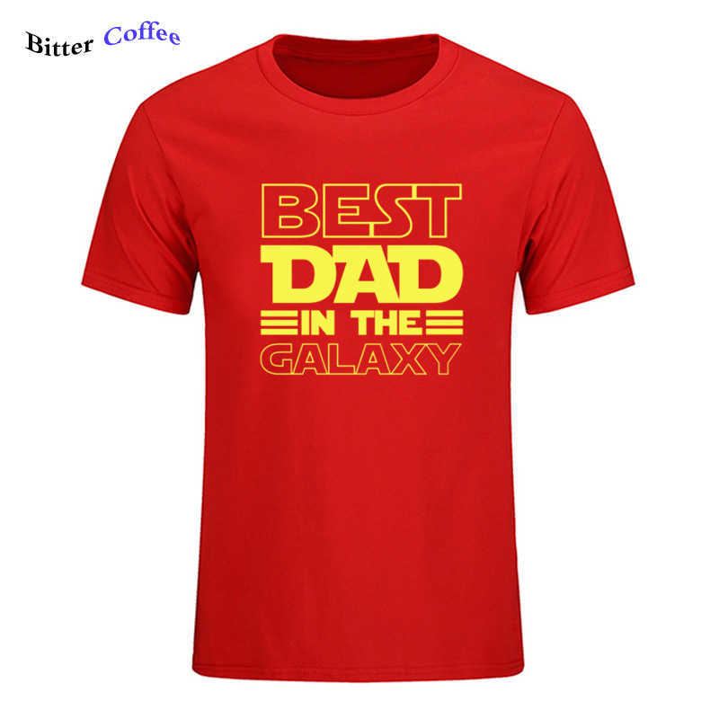 Dad In The Galaxy T-Shirt Funny Fathers Day Present Birthday Gifts For Men Husband Summer Cotton T Shirt T-shirt 210629