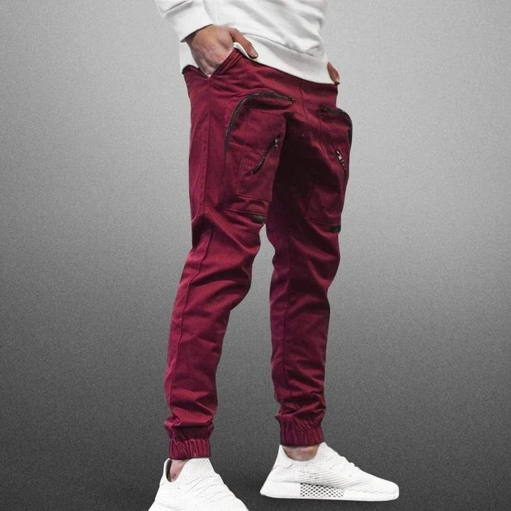 Men's Pants Yutiriti Joggers, Red 
Men's Pants Yutiriti Joggers, Red