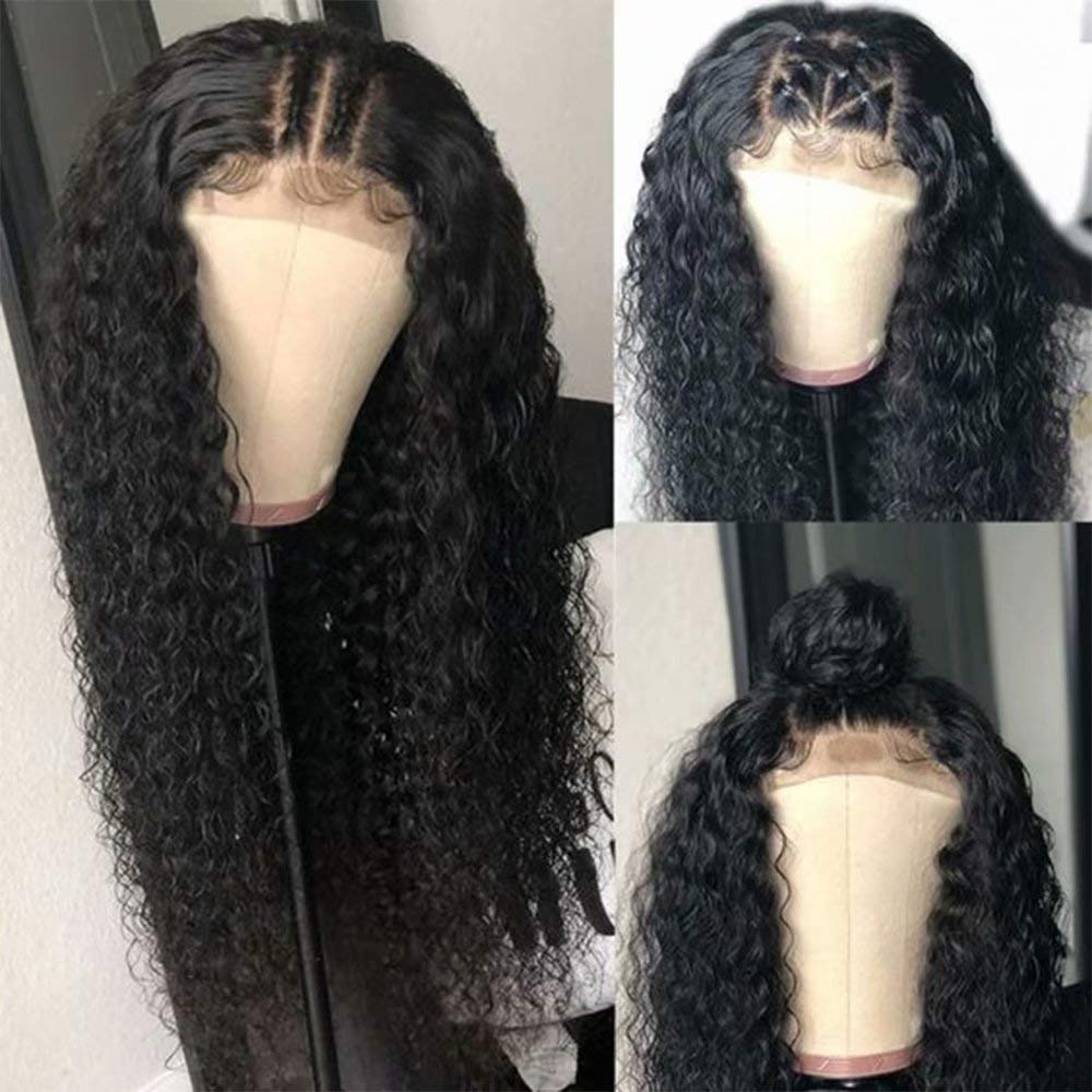 Water Wave HD Lace Wigs Human Hair 4x4 5x5 13x4 13x6 Lace Wigs Bleach Knots Pre Plucked Natural Hairline For Black Women