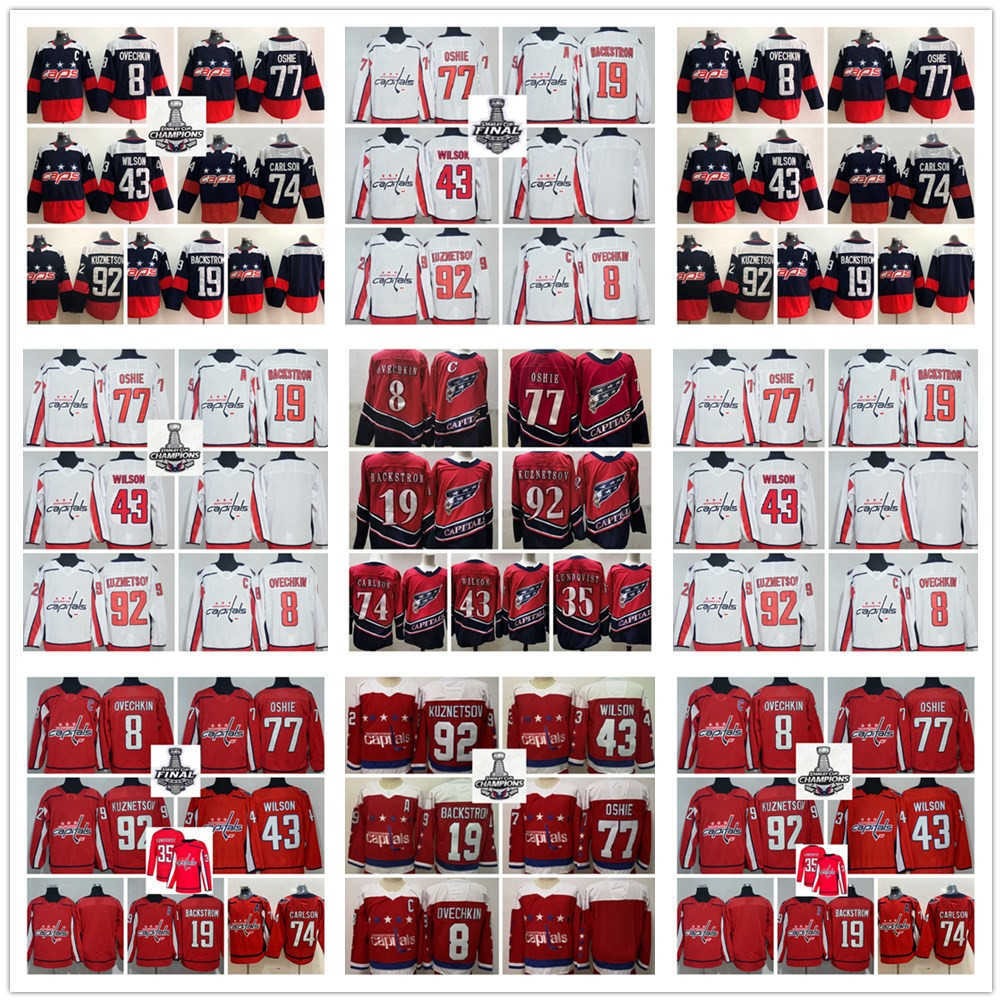 2021 Reverse Retro Washington Capitals 8 Alex Ovechkin TJ Oshie Evgeny Kuznetsov Backstrom Wilson Carlson Lundqvist Champions Hockey Jersey, Black
2021 Reverse Retro Washington Capitals 8 Alex Ovechkin TJ Oshie Evgeny Kuznetsov Backstrom Wilson Carlson Lundqvist Champions Hockey Jersey, Black