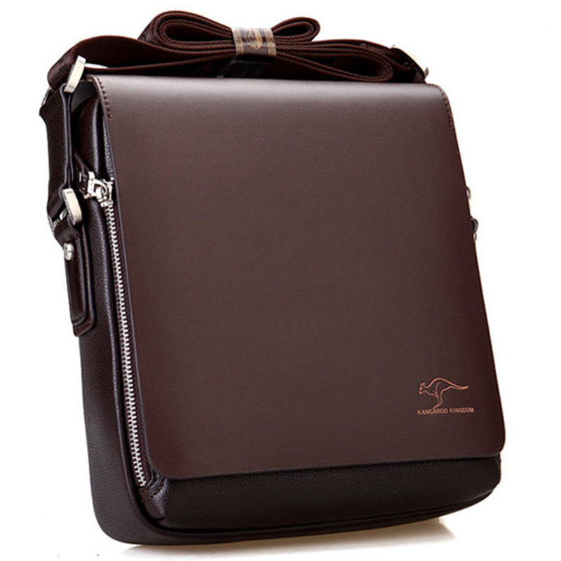 Brand Desginer kangaroo Men's Messenger Bag Vintage PU Leather Shoulder Bags Handsome Crossbody Handbags, Black
Brand Desginer kangaroo Men's Messenger Bag Vintage PU Leather Shoulder Bags Handsome Crossbody Handbags, Black