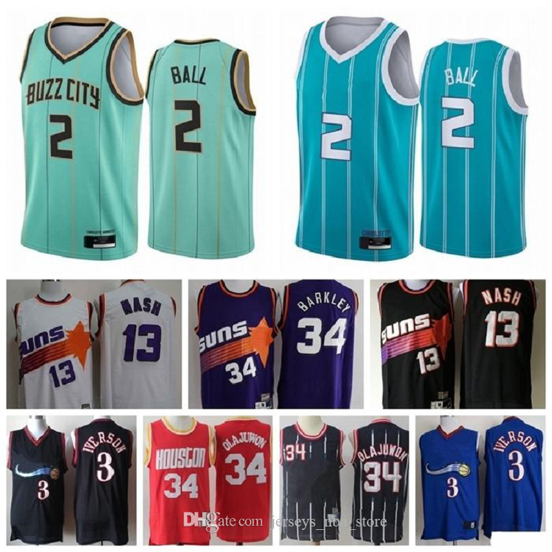 Man LaMelo 2 Ball Retro Hakeem 34 Olajuwon Charles 34 Barkley Jersey Hardwoods Classic Steve 13 Nash Allen 3 Iverson NCAA basketball Jerseys, Black;red
Man LaMelo 2 Ball Retro Hakeem 34 Olajuwon Charles 34 Barkley Jersey Hardwoods Classic Steve 13 Nash Allen 3 Iverson NCAA basketball Jerseys, Black;red