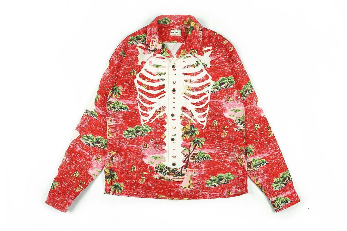 2021 New Japanese Fashion Label Classic Bone Men Women Hawaiian Style Loose Casual Long Sleeve Kapital Shirt Pl57, Green
2021 New Japanese Fashion Label Classic Bone Men Women Hawaiian Style Loose Casual Long Sleeve Kapital Shirt Pl57, Green