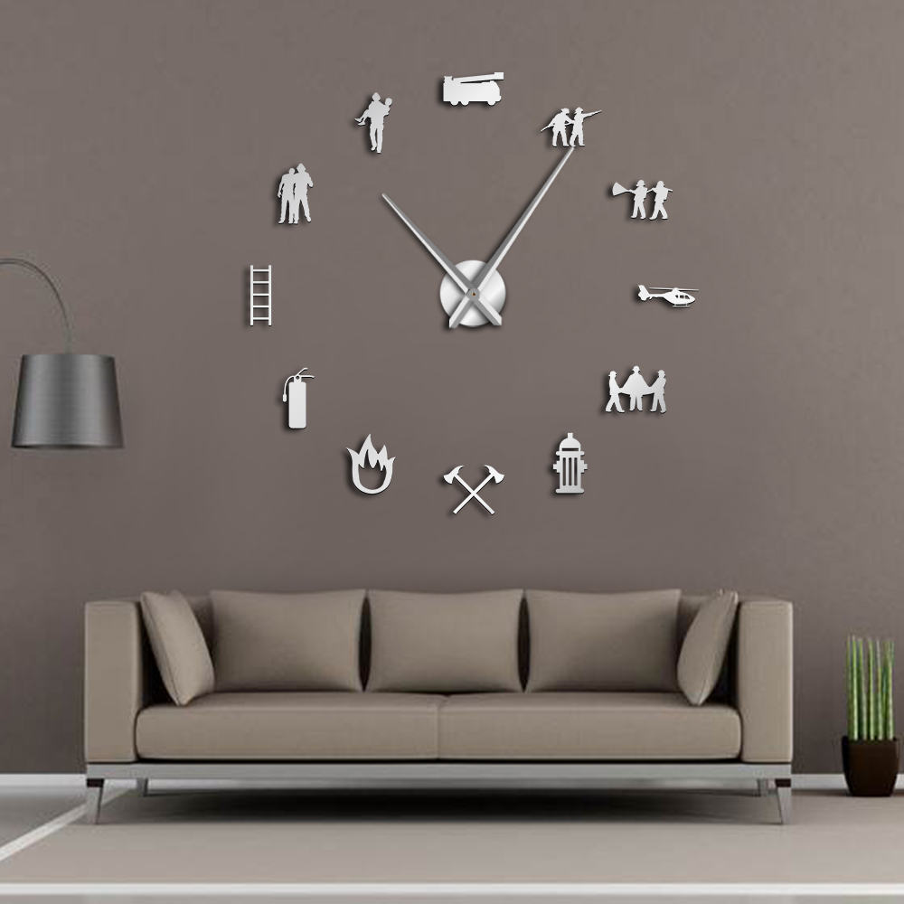 Firefighter Love DIY Giant Wall Fire Department Office Big Clock Watch Firefighting Rescue Volunteer Axe Hydrant Equipment
Firefighter Love DIY Giant Wall Fire Department Office Big Clock Watch Firefighting Rescue Volunteer Axe Hydrant Equipment