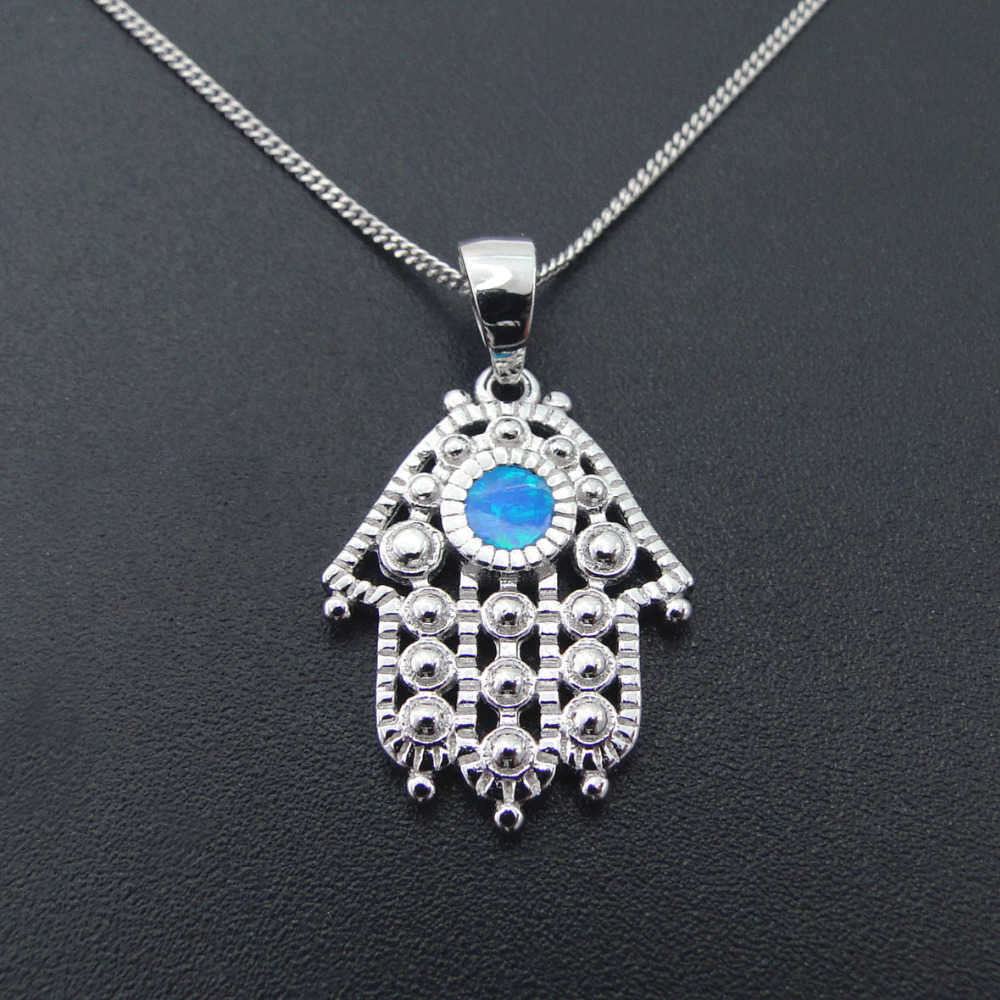 Fashion Choker Pendants 100% 925 Sterling Silver Jewelry Blue Fire Opal Cute Pendant Necklaces Women without Chain
Fashion Choker Pendants 100% 925 Sterling Silver Jewelry Blue Fire Opal Cute Pendant Necklaces Women without Chain
