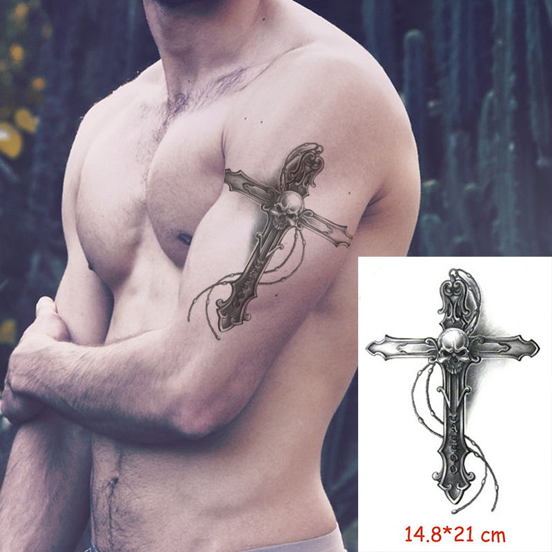 Waterproof Temporary Tattoo Sticker cross skull errow flower tatoo water transfer fake tatoo flash tatto Woman Man kid
Waterproof Temporary Tattoo Sticker cross skull errow flower tatoo water transfer fake tatoo flash tatto Woman Man kid