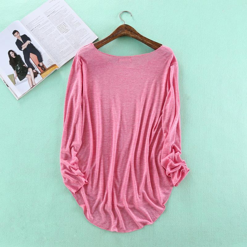 HOT Autumn Fitness New Long Sleeve T Shirt Plus Size Loose Model Women T-shirt Cotton O-neck Slim Fashion Woman Clothes 210302