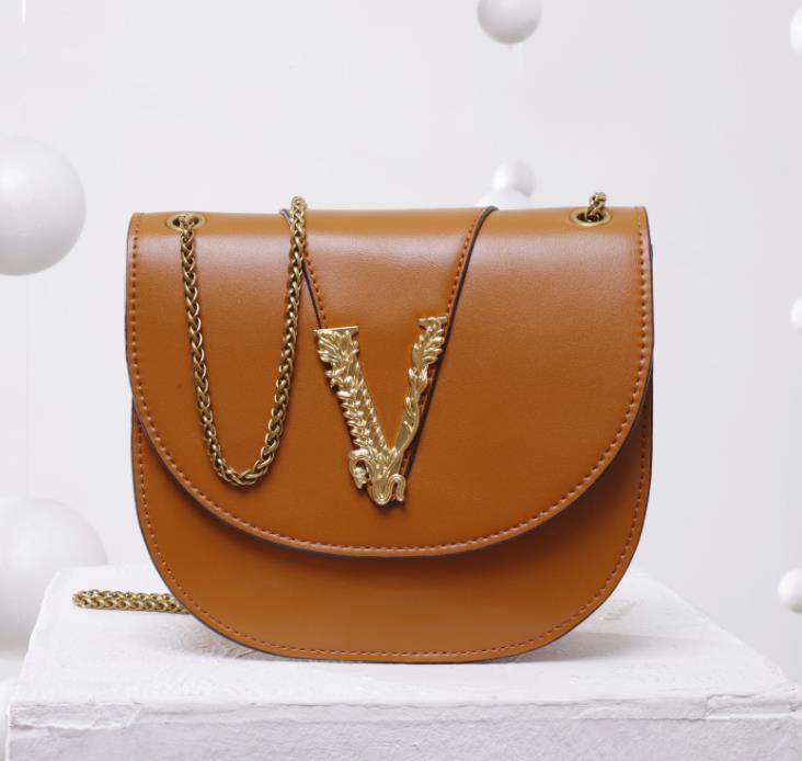 Textured Women's Bag Single Shoulder Messenger Chain Saddle Bags, Brown
Textured Women's Bag Single Shoulder Messenger Chain Saddle Bags, Brown