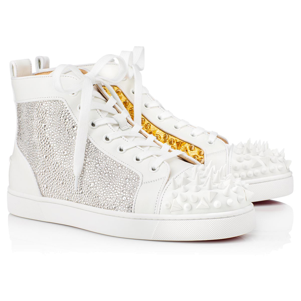 Luxury Perfect High Tops Red Bottom Shoes No Limit 018 Flat Classic Casual Men Women Fashion Elastikid Crystal Spikes Designer Dress Sneakers With Box EU 35-47, #1
Luxury Perfect High Tops Red Bottom Shoes No Limit 018 Flat Classic Casual Men Women Fashion Elastikid Crystal Spikes Designer Dress Sneakers With Box EU 35-47, #1
