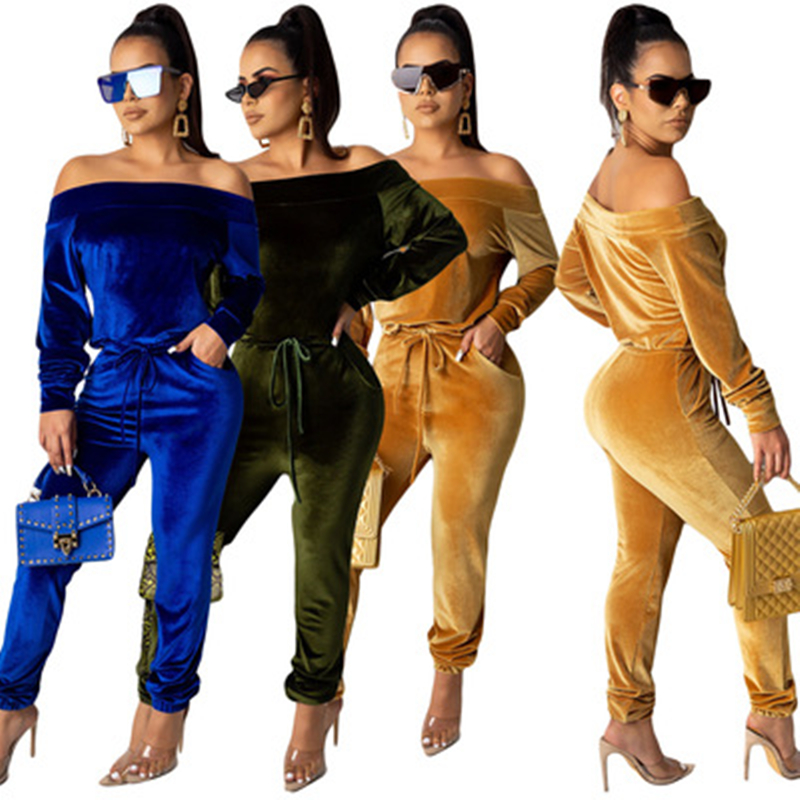 Womens Korean Velvet Sexy Tracksuits Fashion Strapless Tops Drawstring Trousers Casual Outfits Designer Female Winter Velvets Two Piece Sets, Yellow
Womens Korean Velvet Sexy Tracksuits Fashion Strapless Tops Drawstring Trousers Casual Outfits Designer Female Winter Velvets Two Piece Sets, Yellow
