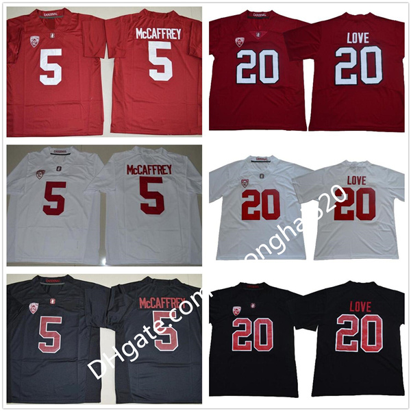 NCAA Stanford Cardinal #20 Bryce Love Jersey White Red Home Away Stitched Mens #5 Christian McCaffrey College Football Jerseys, Black
NCAA Stanford Cardinal #20 Bryce Love Jersey White Red Home Away Stitched Mens #5 Christian McCaffrey College Football Jerseys, Black