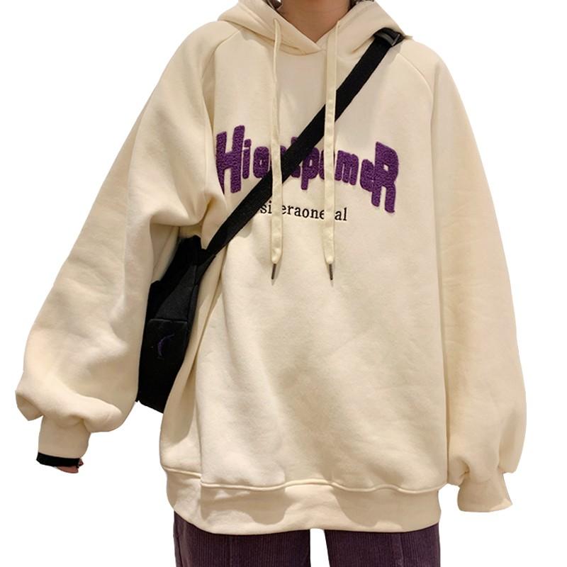 Women' Hoodies & Sweatshirts Autumn Winter Apricot Clothes Thick Loose Sweatshirt Femme Student Fashion Hiontpomer Letter Harajuku Korean L, Yub30501
Women' Hoodies & Sweatshirts Autumn Winter Apricot Clothes Thick Loose Sweatshirt Femme Student Fashion Hiontpomer Letter Harajuku Korean L, Yub30501