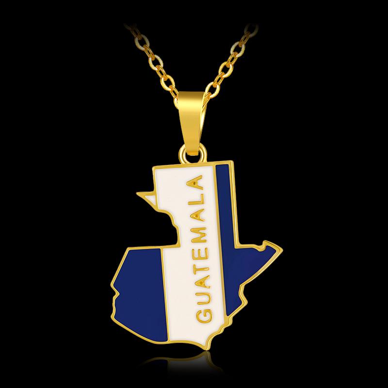 Pendant Necklaces Guatemala Countries Map And Flag Necklace For Men/Women Gold Color Guatemalan Maps Ethnic Jewelry Patriotic Gift
Pendant Necklaces Guatemala Countries Map And Flag Necklace For Men/Women Gold Color Guatemalan Maps Ethnic Jewelry Patriotic Gift