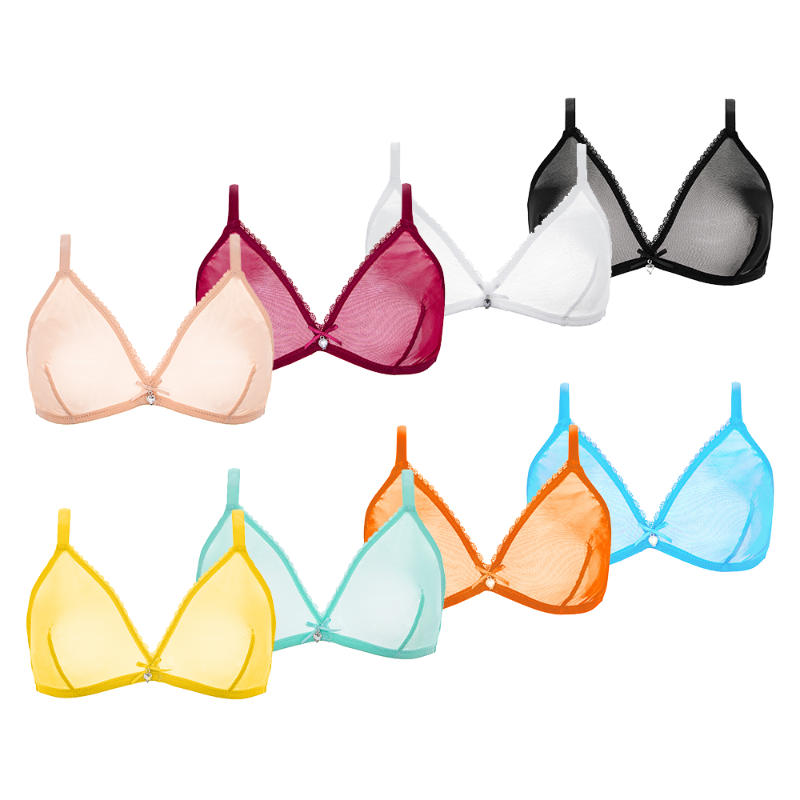 Bras Ultra-thin Comfortable Breathable Women Home Furnishing Wire Free Plus Size Bra Sexy See-through Mesh Lace Underwear 2bra/lot, Red;black
Bras Ultra-thin Comfortable Breathable Women Home Furnishing Wire Free Plus Size Bra Sexy See-through Mesh Lace Underwear 2bra/lot, Red;black
