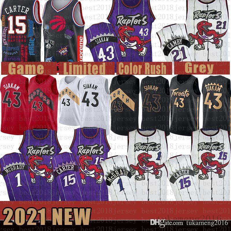 2021 New Basketball Jersey Toronto Raptors Mens Vince 15 Carter Pascal 43 Siakam Kyle 7 Lowry Tracy 1 McGrady Marcus 21 Camby Gold, Black;red
2021 New Basketball Jersey Toronto Raptors Mens Vince 15 Carter Pascal 43 Siakam Kyle 7 Lowry Tracy 1 McGrady Marcus 21 Camby Gold, Black;red
