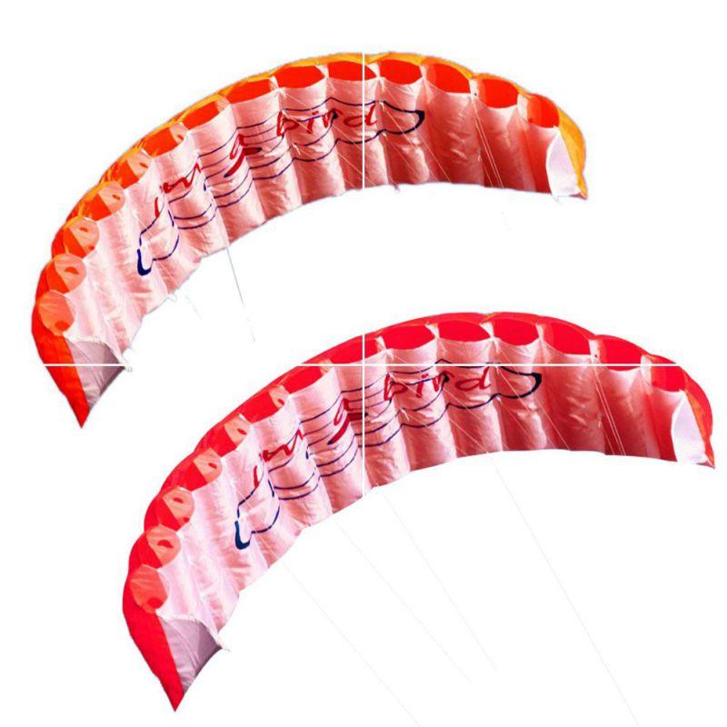 Outdoor Gadgets Parachute Dual Line Stunt Kite Parapente Parafoil Travel Paragliding Fun Sports Power Kitesurf Sport Toy Accessories
