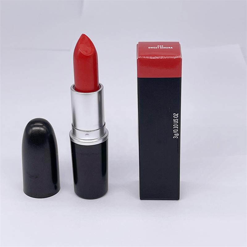 2022 hot matte Luster Lipstick 233 SWEET SAKURA Makeup Retro Lipsticks Aluminum tube Sexy Lip stick 3g sweet-sakura with English Name
2022 hot matte Luster Lipstick 233 SWEET SAKURA Makeup Retro Lipsticks Aluminum tube Sexy Lip stick 3g sweet-sakura with English Name
