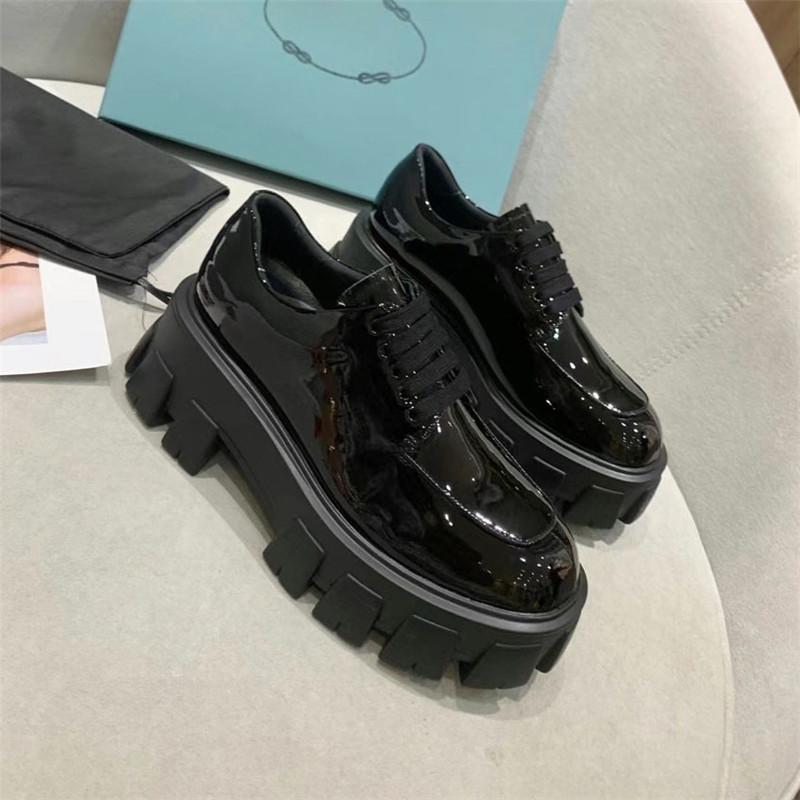 Designer Shoes Soft Cowhide Loafers Rubber Platform Sneakers Black Shiny Leather Slipper Chunky Round Head Sneaker Thick Bottom Shoe With Box, Color 5
Designer Shoes Soft Cowhide Loafers Rubber Platform Sneakers Black Shiny Leather Slipper Chunky Round Head Sneaker Thick Bottom Shoe With Box, Color 5