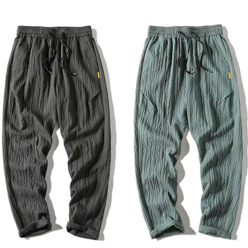 Men's Pants Ice Silk Straight Men Trousers Tide Baggy Sweatpants Sport Drawstring Outdoor Male Trainning Plus Size Pantalones, Black
Men's Pants Ice Silk Straight Men Trousers Tide Baggy Sweatpants Sport Drawstring Outdoor Male Trainning Plus Size Pantalones, Black
