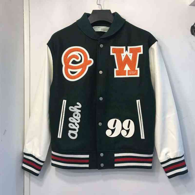 Ow New Woolen Baseball Suit Men's and Women's Lovers' Casual Jacket, Illustration
Ow New Woolen Baseball Suit Men's and Women's Lovers' Casual Jacket, Illustration