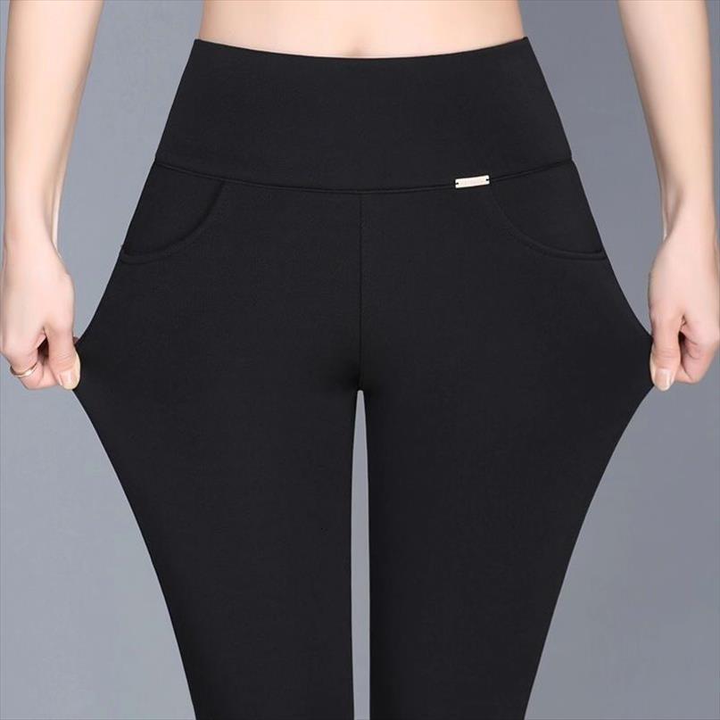 21 spring summer womens capri high waist black foot pencil pantalones de mujer, Black;white
21 spring summer womens capri high waist black foot pencil pantalones de mujer, Black;white