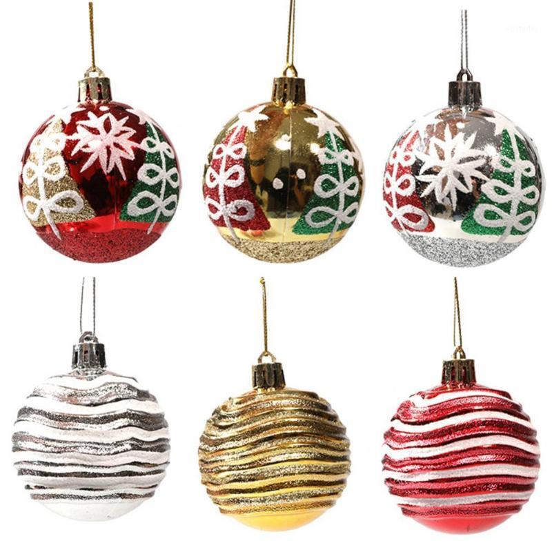 Party Decoration 6Pcs Balls Pendants Tear Resistant Christmas Ornaments Plating Procedures Eye-catching Holiday Gift
Party Decoration 6Pcs Balls Pendants Tear Resistant Christmas Ornaments Plating Procedures Eye-catching Holiday Gift