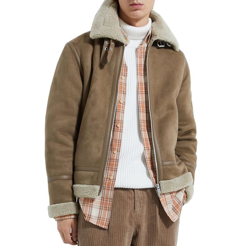 Men' Jackets Polar Sherpa Fleece Lining Softshell Faux Suede Jacket For Men, Brown
Men' Jackets Polar Sherpa Fleece Lining Softshell Faux Suede Jacket For Men, Brown