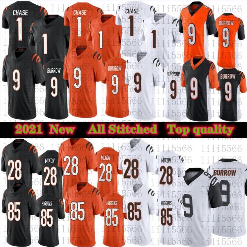 2021 Mens 1 Ja'Marr Chase 9 Joe Burrow jersey 28 Mixon 85 Tee Higgins High quality stitched jerseys, As
2021 Mens 1 Ja'Marr Chase 9 Joe Burrow jersey 28 Mixon 85 Tee Higgins High quality stitched jerseys, As